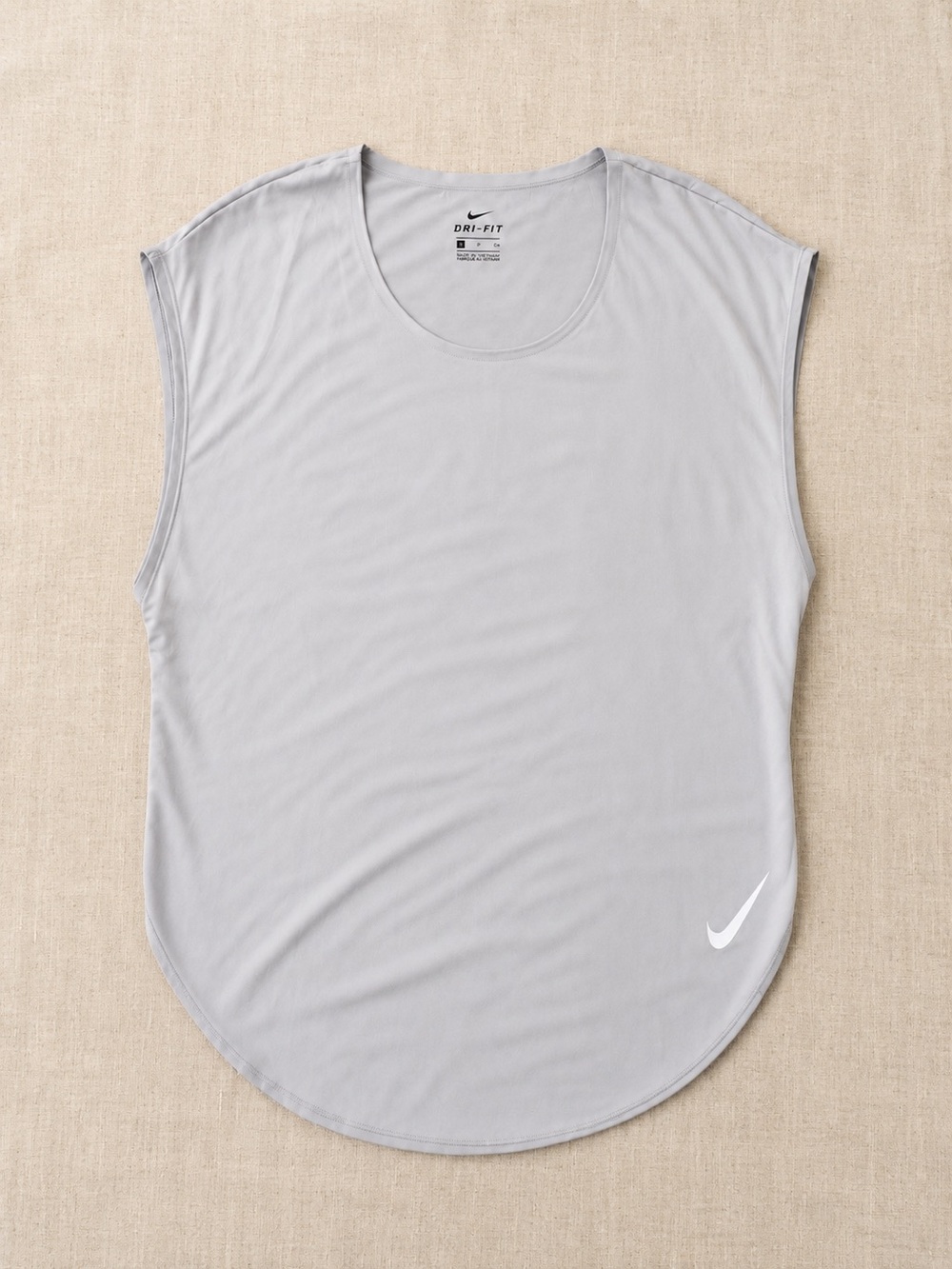 Nike Dri-FIT Ultra Lightweight Sleeveless Training Top Gray Small